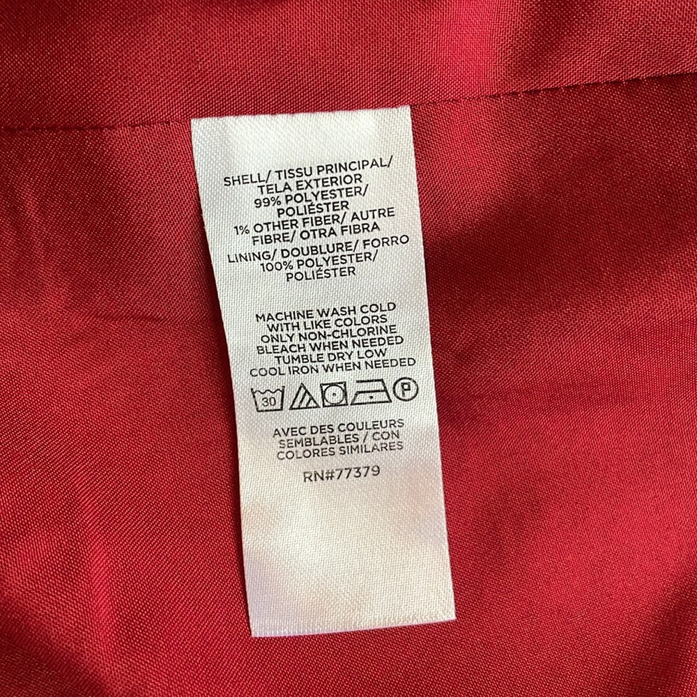 Ann Taylor Pink Multi Houndstooth Tweed Long Jacket - Like new - Picture 7 of 12